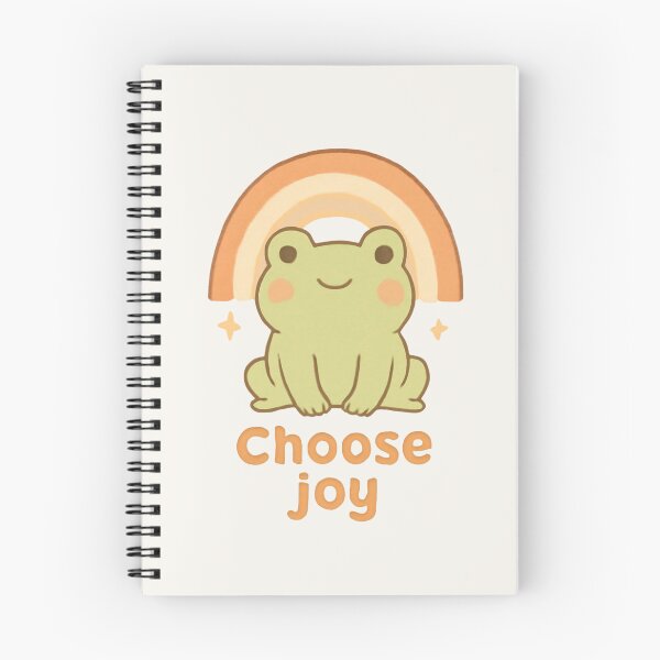 Item preview, Rainbow Frog – Choose Joy Motivational Sticker designed and sold by Cerys-GS.
