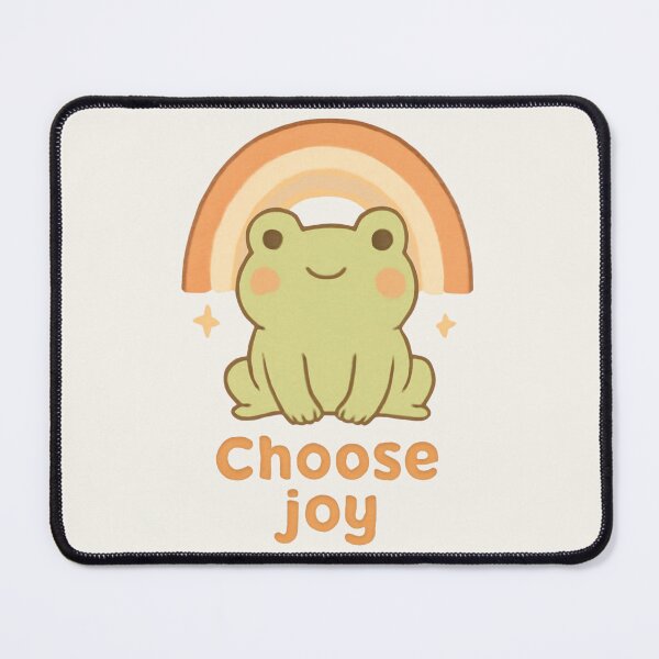 Item preview, Rainbow Frog – Choose Joy Motivational Sticker designed and sold by Cerys-GS.
