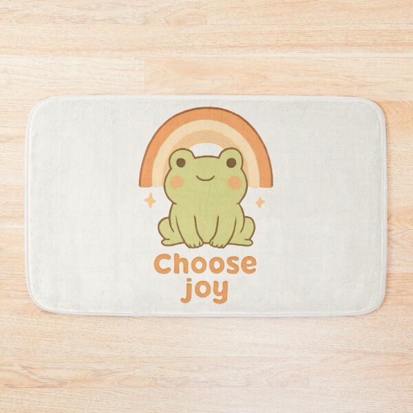 Item preview, Rainbow Frog – Choose Joy Motivational Sticker designed and sold by Cerys-GS.