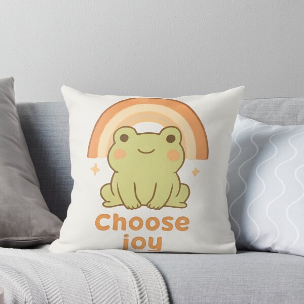 Item preview, Rainbow Frog – Choose Joy Motivational Sticker designed and sold by Cerys-GS.
