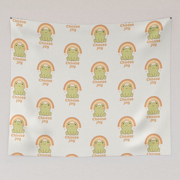 Item preview, Rainbow Frog – Choose Joy Motivational Sticker designed and sold by Cerys-GS.