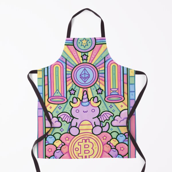 Item preview, Cute Unicorn Dragon Crypto Rainbow Design designed and sold by Romgora.