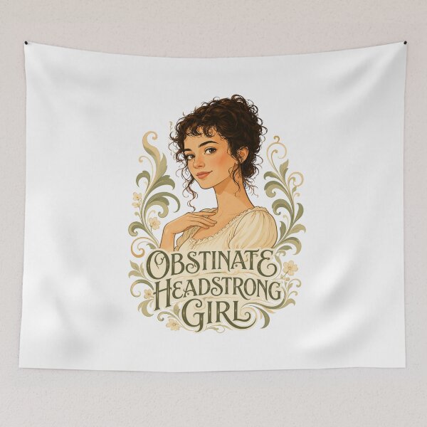 Item preview, Pride and Prejudice - Ornate Headstrong Girl designed and sold by Fenay Designs.