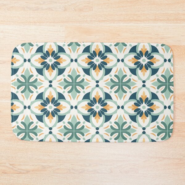 Item preview, Sage Green Majolica Cross Seamless Tile Pattern designed and sold by DigitaICraft.