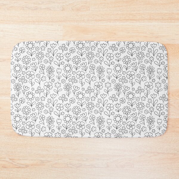 Item preview, Simple Coloring Flowers Pattern designed and sold by Anna Grunduls.