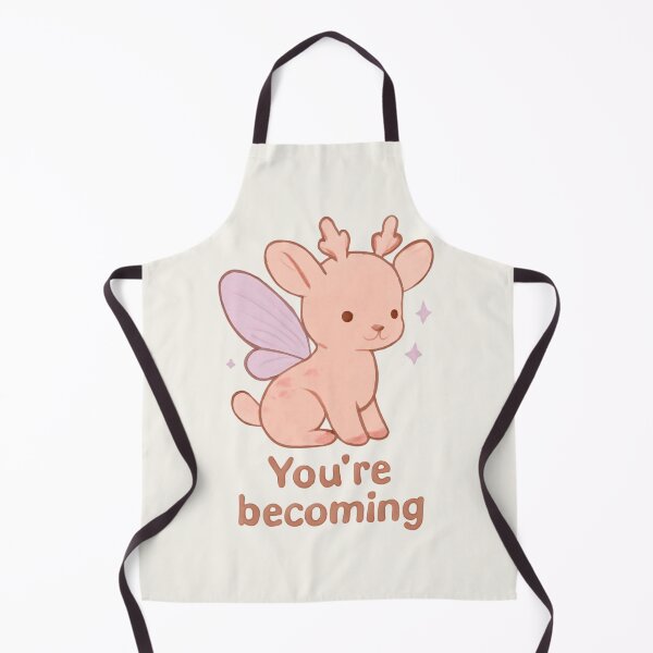 Item preview, Butterfly Deer – You’re Becoming Motivational Sticker designed and sold by Cerys-GS.