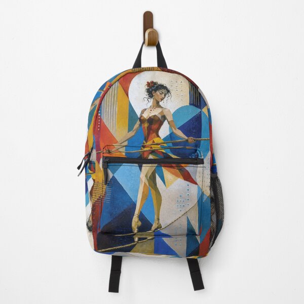 Item preview, Tightrope walker painting designed and sold by GalleryKauffeld.