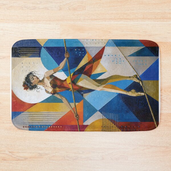 Item preview, Tightrope walker painting designed and sold by GalleryKauffeld.