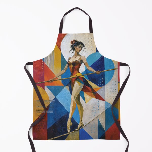 Item preview, Tightrope walker painting designed and sold by GalleryKauffeld.