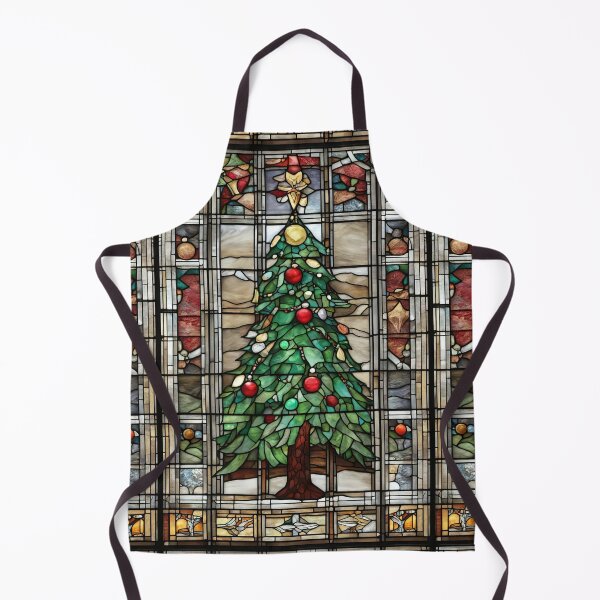 Item preview, Christmas Tree Stained Glass Holiday Mosaic designed and sold by pinkal.