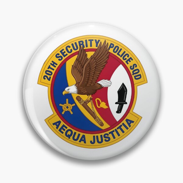 Item preview, USAF 20th Security Police Squadron "Aequa Justitia" Patch Graphic designed and sold by CharlieDesings.