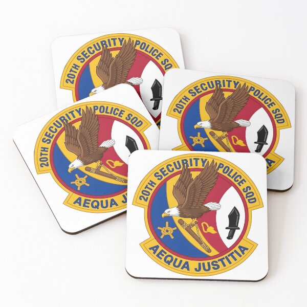 Item preview, USAF 20th Security Police Squadron "Aequa Justitia" Patch Graphic designed and sold by CharlieDesings.