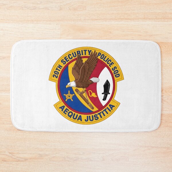 Item preview, USAF 20th Security Police Squadron "Aequa Justitia" Patch Graphic designed and sold by CharlieDesings.
