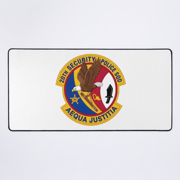 Item preview, USAF 20th Security Police Squadron "Aequa Justitia" Patch Graphic designed and sold by CharlieDesings.