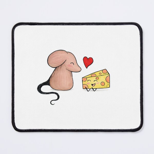 Item preview, Small Mouse with Cheese designed and sold by LittleMouseClub.