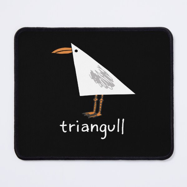 Item preview, Triangull Funny Seagull Geometry Pun Cute Bird Illustration designed and sold by OddPopARt.