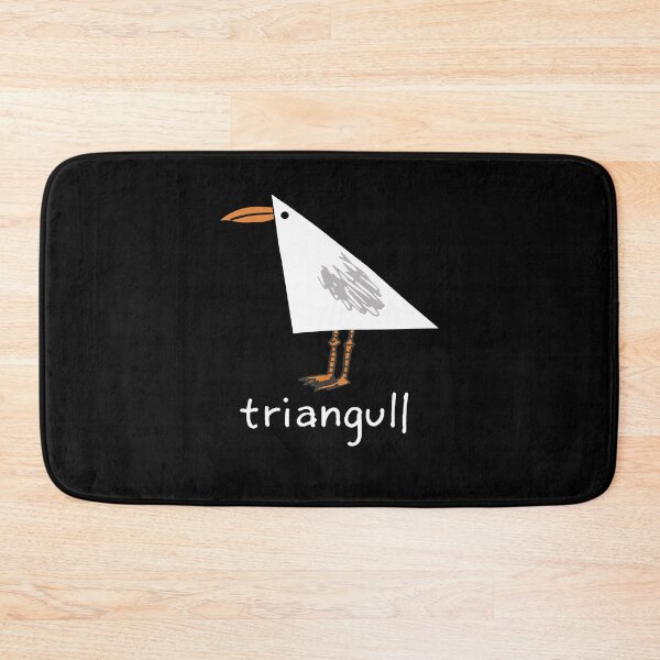 Item preview, Triangull Funny Seagull Geometry Pun Cute Bird Illustration designed and sold by OddPopARt.