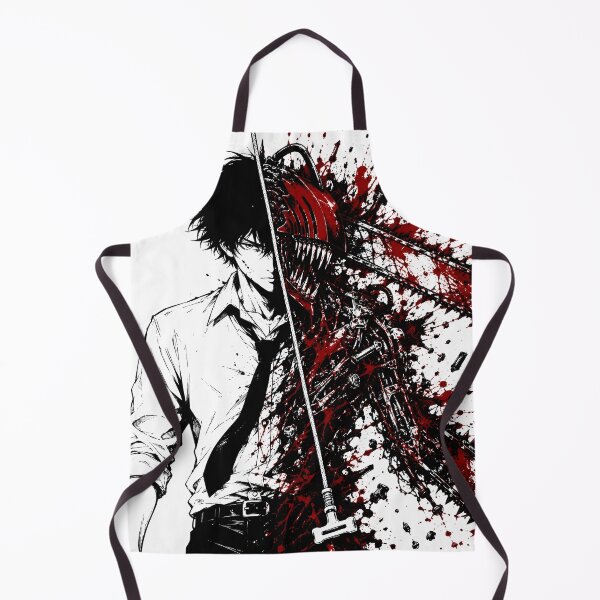 Item preview, Chainsaw Warrior Transformation Red Black Ink Art designed and sold by MouradStudio.