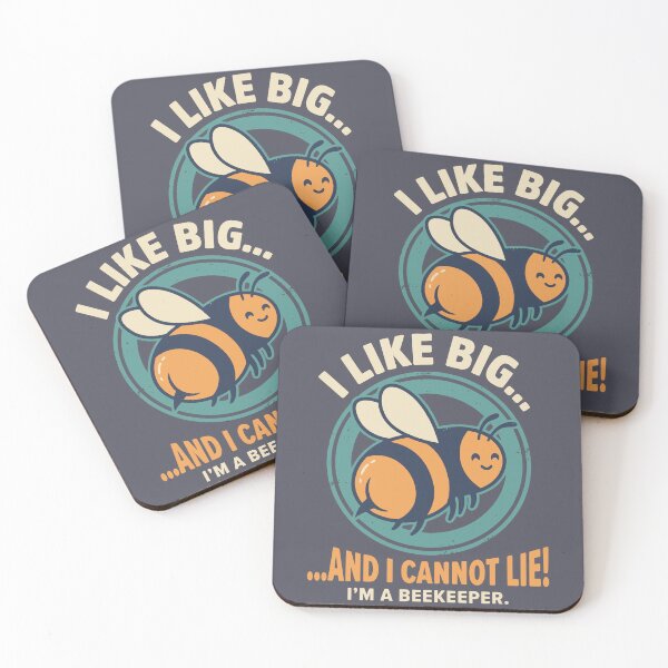 Item preview, Like Big Bees Beekeeper Funny Honeybee Quote designed and sold by Amir Faysal.