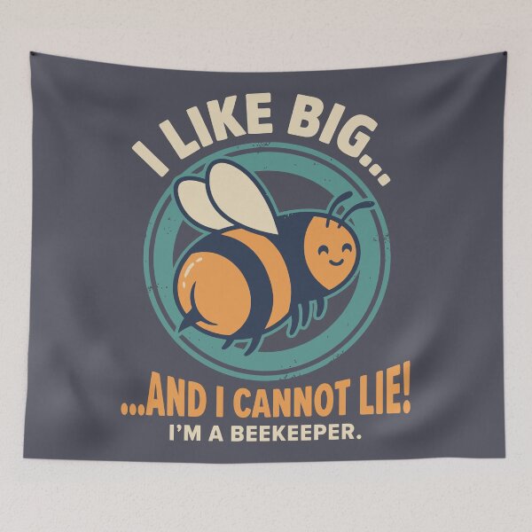 Item preview, Like Big Bees Beekeeper Funny Honeybee Quote designed and sold by Amir Faysal.