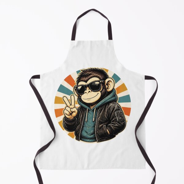 Item preview, Retro Cool Ape – Vintage Peace Style designed and sold by Icareis-Studios.