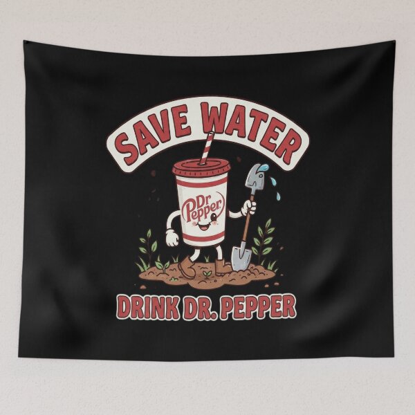 Item preview, Save water drink Dr.P designed and sold by redderkunziee.