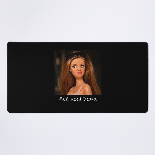 Item preview, Y'all Need Jesus Funny Sassy Doll Meme designed and sold by OddPopARt.