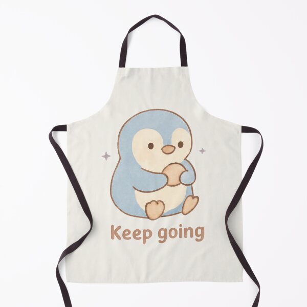 Item preview, Pebble Penguin – Keep Going Motivational Sticker designed and sold by Cerys-GS.
