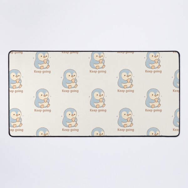 Item preview, Pebble Penguin – Keep Going Motivational Sticker designed and sold by Cerys-GS.