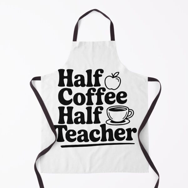 Item preview, Half Coffee Half Teacher designed and sold by Frank Ring.