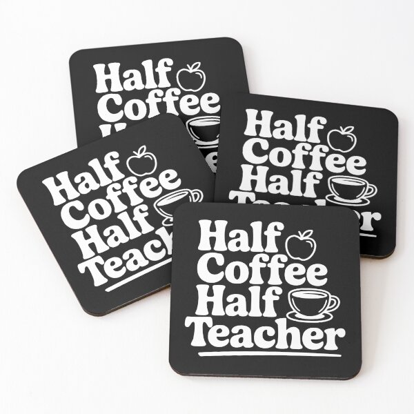 Item preview, Half Coffee Half Teacher designed and sold by Frank Ring.