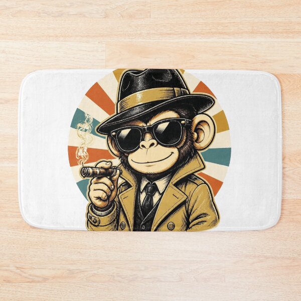 Item preview, Retro Detective Ape – Vintage Noir Style designed and sold by Icareis-Studios.