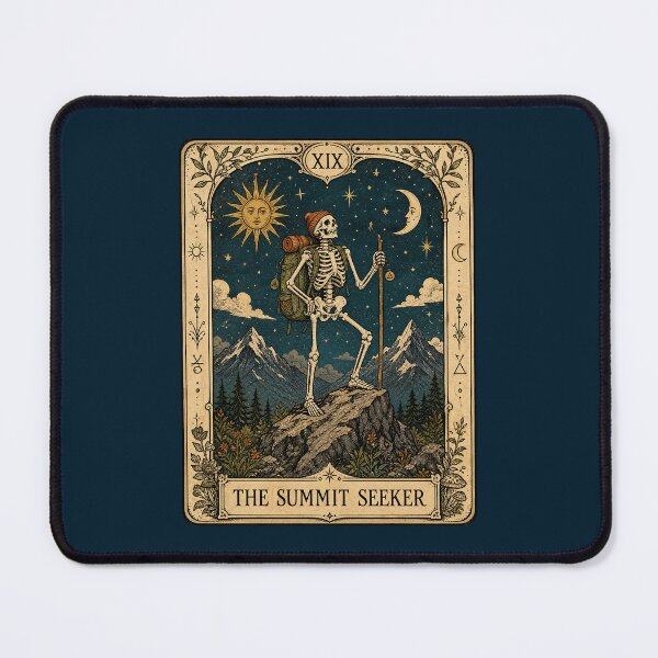 Item preview, Vintage Trekking Mountain Explorer Tarot Artstyle designed and sold by merchxwear.