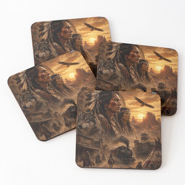 Item preview, Native American Spirit of the West designed and sold by RabeART.