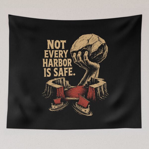 Item preview, The Odyssey - Not Every Harbor Is Safe designed and sold by Fenay Designs.