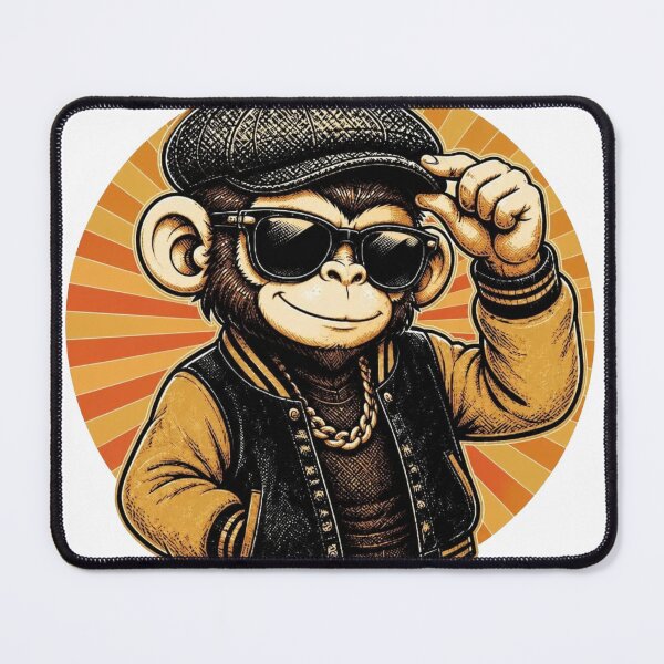 Item preview, Retro Hipster Ape – Vintage Street Style designed and sold by Icareis-Studios.