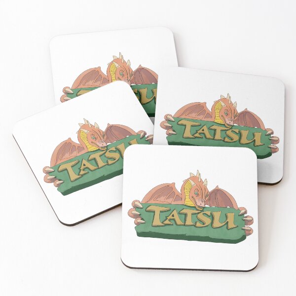 Item preview, Tatsu Logo Illustration - Six Flags Magic Mountain Flying Ride (Theme Park Fan Art) designed and sold by FoolishDreamers.