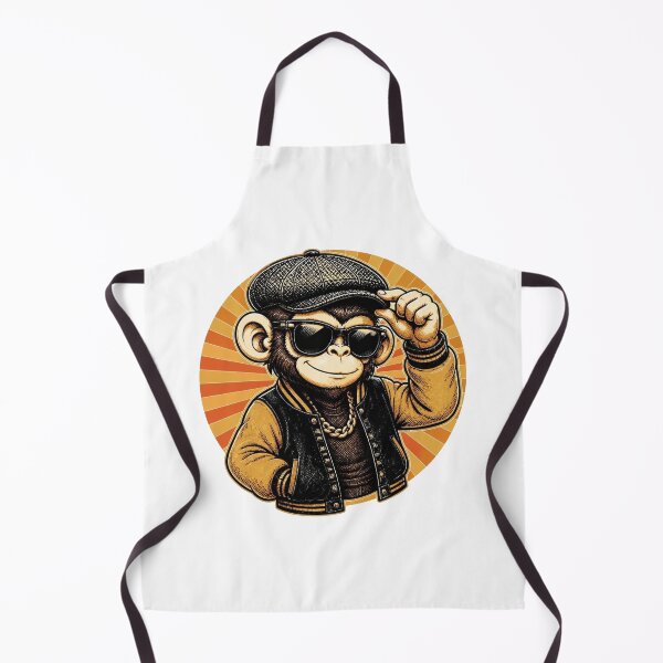 Item preview, Retro Hipster Ape – Vintage Street Style designed and sold by Icareis-Studios.