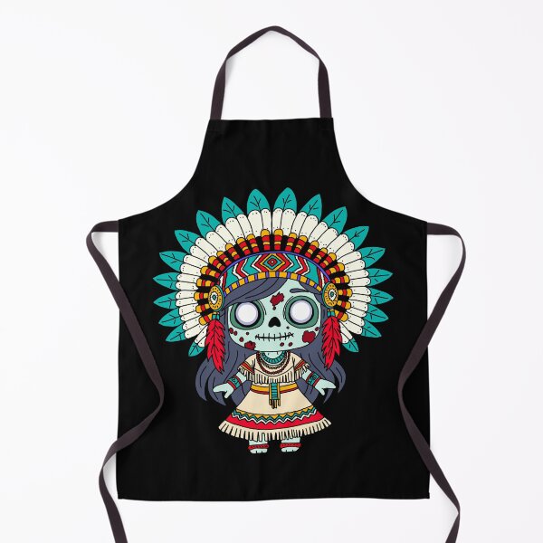 Item preview, Cute Zombie Native American Girl designed and sold by HRSCreates.