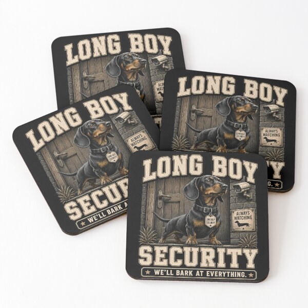 Item preview, Long Boy Security Dachshund Funny Dog Lover Vintage T-Shirt designed and sold by EverclearDesign.