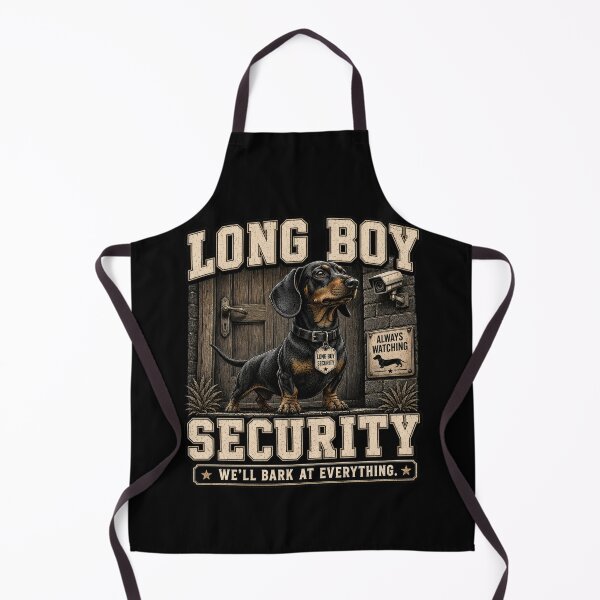 Item preview, Long Boy Security Dachshund Funny Dog Lover Vintage T-Shirt designed and sold by EverclearDesign.
