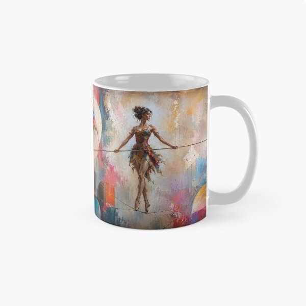 Item preview, Tightrope walker painting designed and sold by GalleryKauffeld.