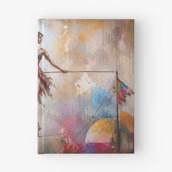 Item preview, Tightrope walker painting designed and sold by GalleryKauffeld.