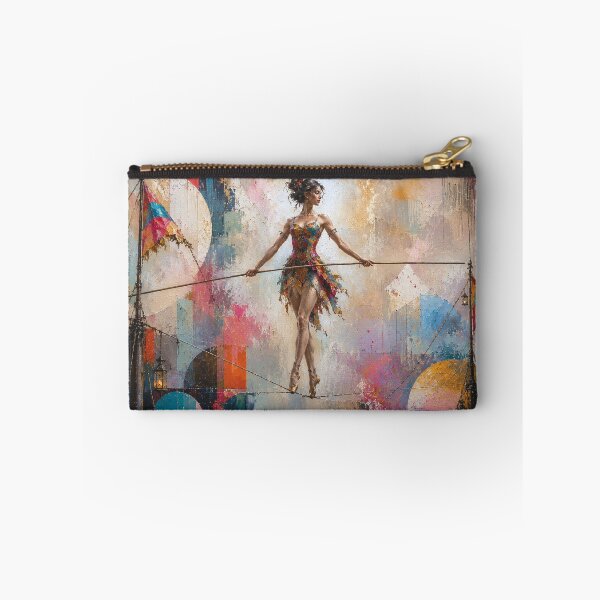 Item preview, Tightrope walker painting designed and sold by GalleryKauffeld.