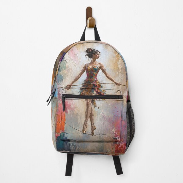 Item preview, Tightrope walker painting designed and sold by GalleryKauffeld.