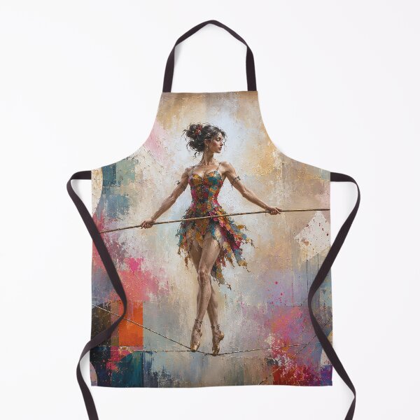 Item preview, Tightrope walker painting designed and sold by GalleryKauffeld.