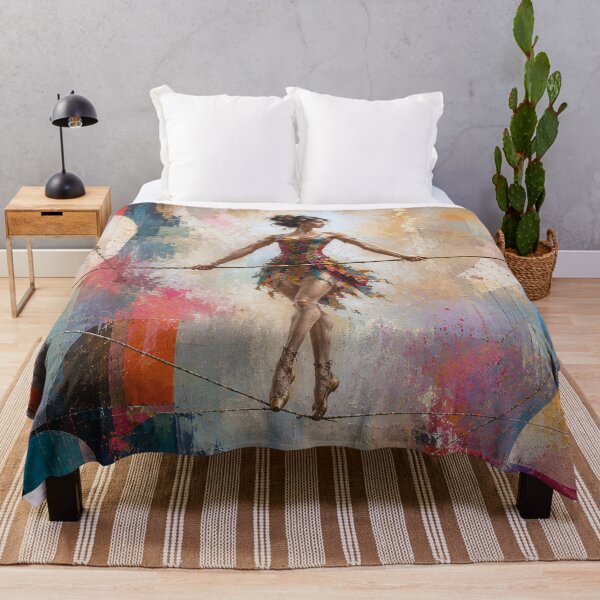 Item preview, Tightrope walker painting designed and sold by GalleryKauffeld.
