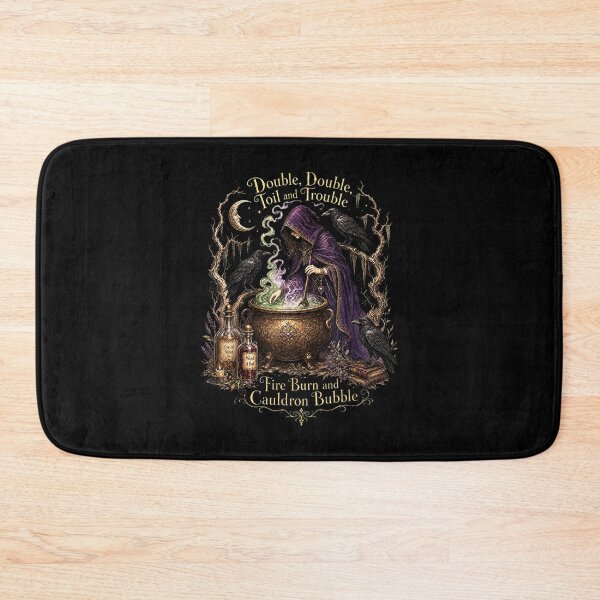 Item preview, Double Double Toil And Trouble Fire Burn Cauldron Bubble Witch Halloween designed and sold by ViniBall.