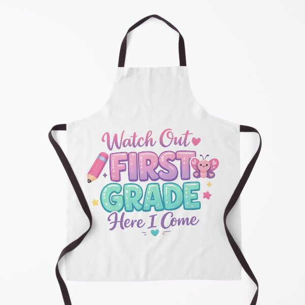 Item preview, Watch Out First Grade Here I Come – Kawaii Pastel Girls Back to School Gift designed and sold by Artycom.