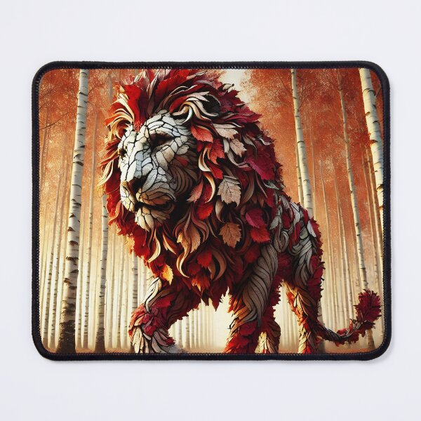 Item preview, Fall Lion, Ai Generated Art designed and sold by ACC .